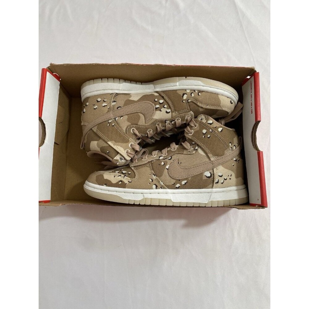 New Women’s Size 5 Brown Nike Dunk High Basketball Shoes DX2314 200
